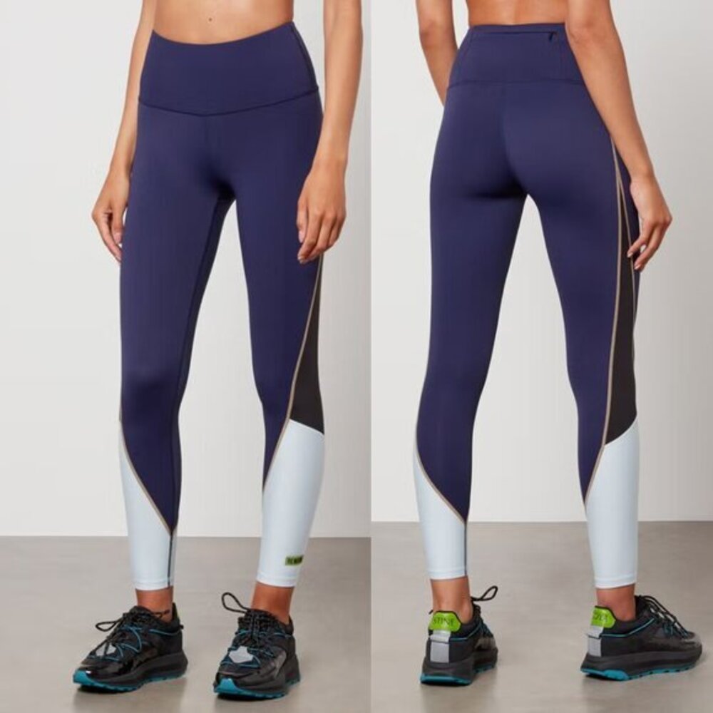 P.E Nation‎ Women's Colorblock Odyssey Stretch-Jersey Leggings Size Small